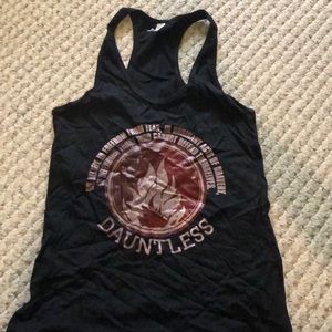 Divergent dauntless tank top